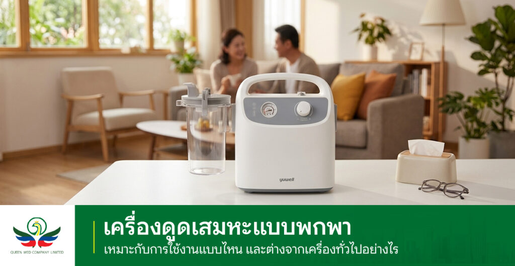 เครื่องดูดเสมหะแบบพกพา